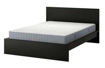 IKEA - MALM Bettgestell ohne Matratze, schwarz, 140x200 cm (Selbstabholung)