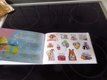 Aufkleber, Motiv Geburtstag zu verschenken