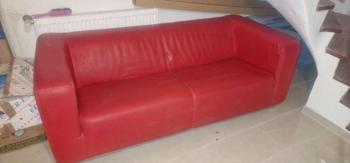 Sofa Couch Partyraum Kunstleder