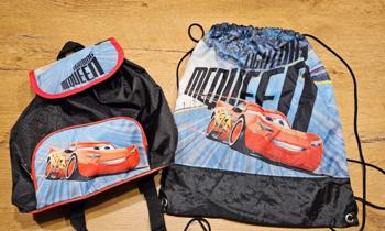Kleiner Rucksack und Turnbeutel von Lightning McQueen