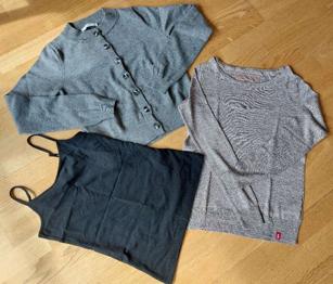 Damenweste, Langarmshirt, Trägershirt (Gr. S)