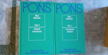 Wörterbücher Deutsch-Französisch und Französisch-Deutsch, Pons