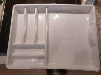 Verstellbarer Besteck Trenner zu verschenken