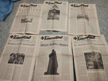 6x alte Zeitung '' Kameradschaft ''
