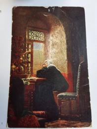 Ak beschädigt Nonne ein Gruß aus der Welt Ansichtskarte