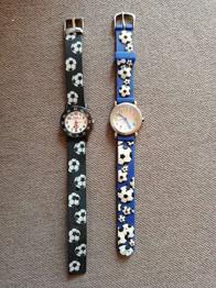 Kinderuhren in Fussballdesign