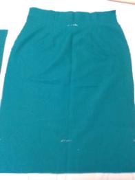 zugeschn. Stoff für einen Rock Gr.36/38