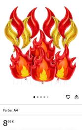 Deko Feuer Feuerwehr Geburtstag