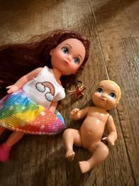 Puppen klein und Ring