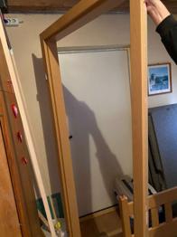 Türstock ( Teil, nur Zarge ohne Blende) / Buche