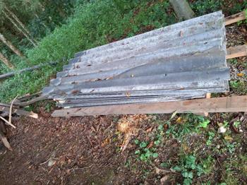 Eternittafeln Welleternit Abdeckung