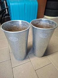 (reserviert) Blumentopf verzinkt Ikea 2 Stück