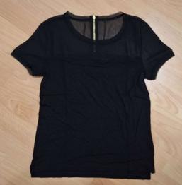 Shirt Bluse mit Mesh-Einsatz
