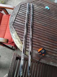 Kleiderstange silber