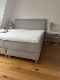 IKEA Boxspringbett 180×200 cm mit Topper - kaum benutzt, Top Zustand
