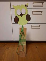 Holzdeko Eule