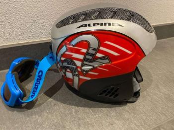 Alpina Schihelm inkl Schibrille