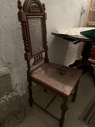 Gründerzeit Holzstühle + Tisch