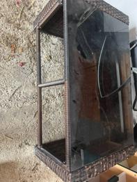 Verschenke Gartentisch mit Bank