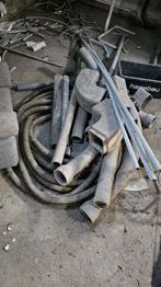 Gussrohre, alte Abwasserrohre, Abwasser Schmutzwasser Rohr