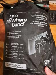 Verdunklungsvorhang mit Saugnäpfen, 130x198 cm