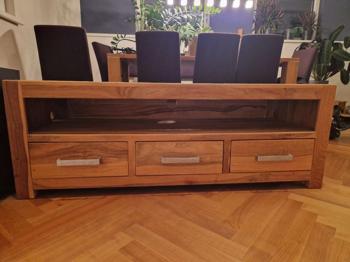 TV-Schrank Massivholz Akazie
