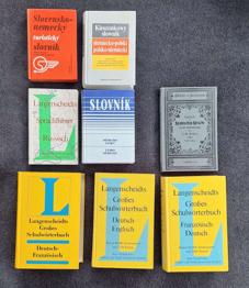 Diverse Wörterbücher deutsch - englisch - französisch - tschechisch - polnisch - slowakisch - spanisch - Sorachführer russisch -