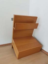 MALM Nachttisch retro Buche