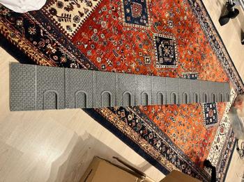 (reserviert) Wand, 200x25cm Spur Null 1:43