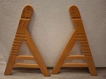 Hauck Hochstuhl Ersatzteile 2x Seitenteil