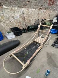 (reserviert) Hundeschlitten zum verschenken