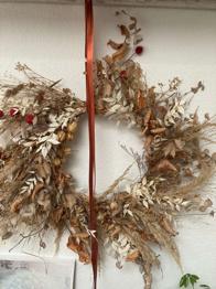 Kranz aus Trockenblumen