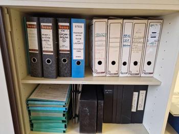 Ordner, Projektsmappen, Faltschachteln