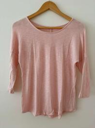 T-shirt mit Dreiviertelarm