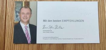 Autogramm Hans Stefan Hintner