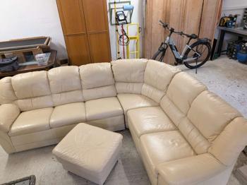 Couch, Ledercouch zu verschenken