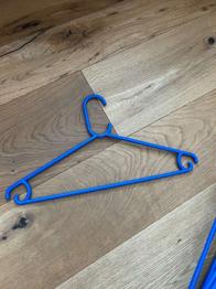 12x Kleiderbügel blau