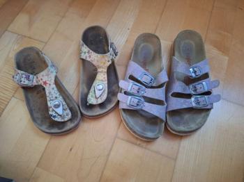 Hausschuh u Sandalen Gr.33 u Gr.34