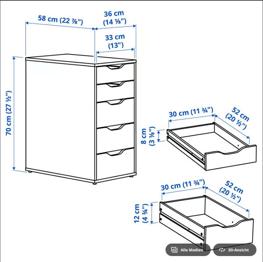 Ikea Alex Kästchen + Ivar Regal