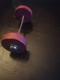 Alte Räder, ca 32mm Durchmesser, von Spielzeugauto oder Eisenbahn