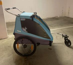 (reserviert) Thule Fahrrad Kinderanhänger