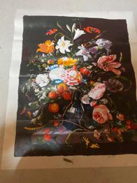 2x acrylfarbe auf leinwandmaterial (malen nach zahlen)