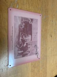 Mannerwerbetafel Nostalgie Metall Blitzer