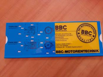 Tabellen-Schuber BBC Motorenbau