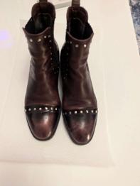 Stiefelette Weinrot Pat Calvin