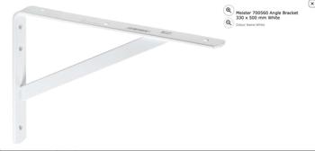 2 Schwerlastkonsole 330 x 500 mm