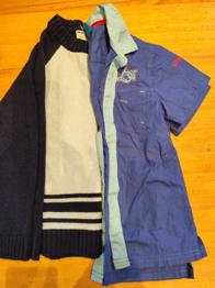 Pullover und Hemd gr. 128 Neu