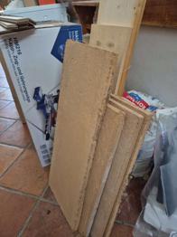 Lehmplatten + Mörtel