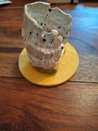 Selbstgemachter Teelichthalter