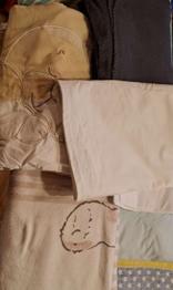 Stoff und Bettwäsche reste